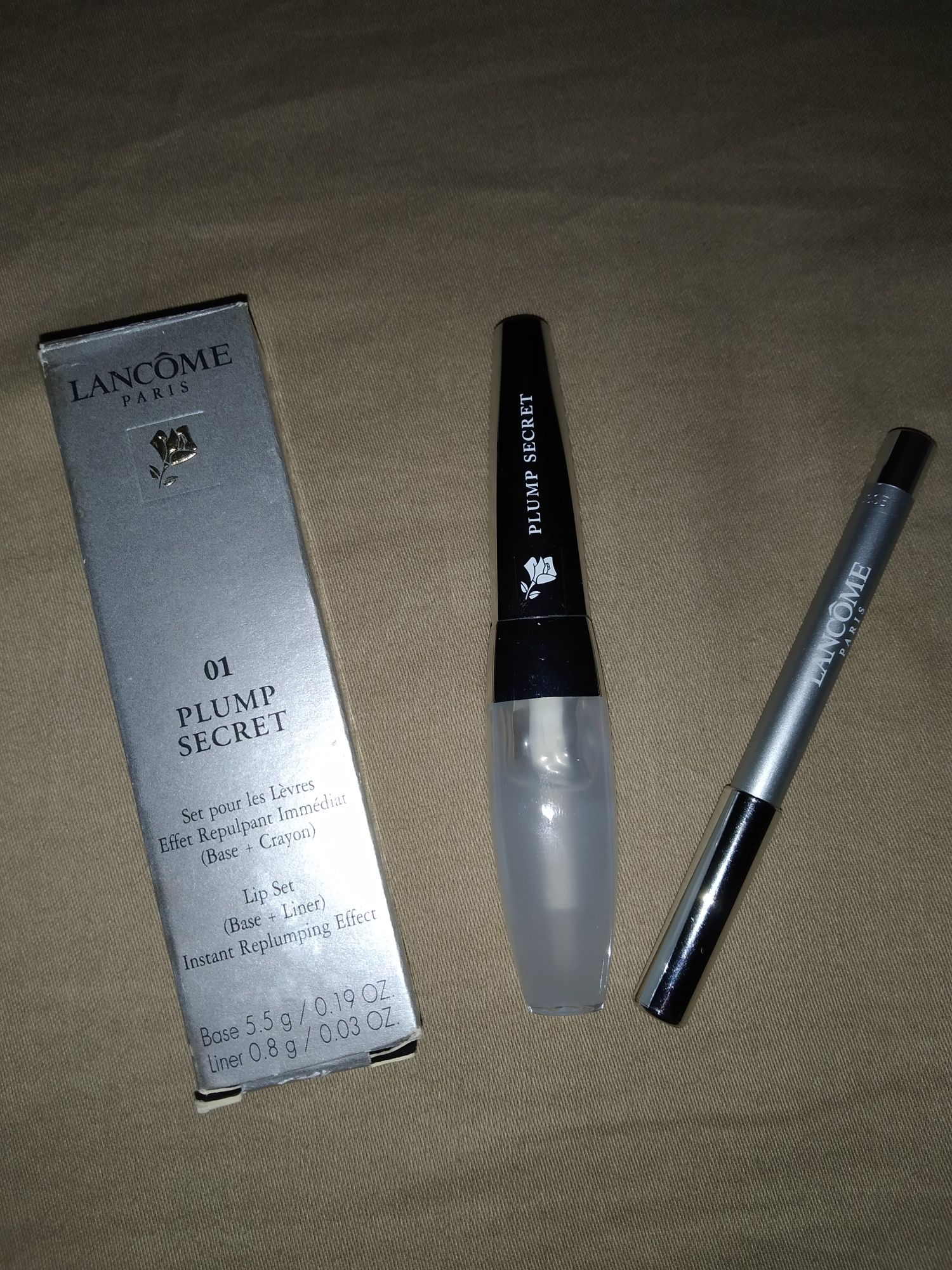 Lancome Plump Secret Base & Liner Lip Set N 01