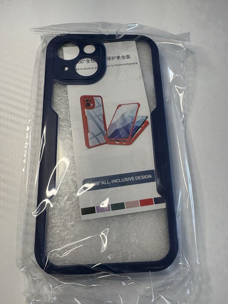 Etui 360° Iphone 13 niebieskie
