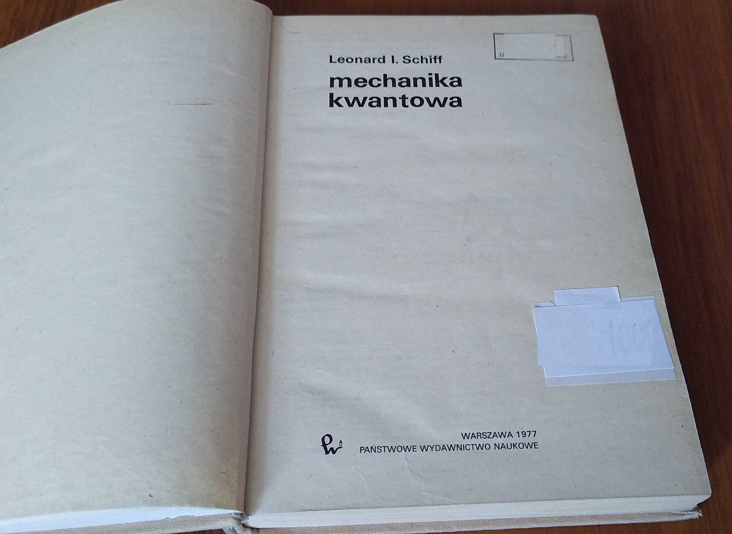 Mechanika kwantowa / Leonard  Schiff  1977 Twarda