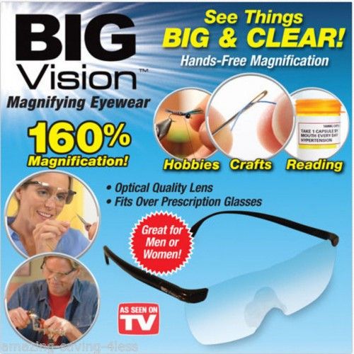 Okulary Powiększające Lupa Zoom Big Vision Z Tv
