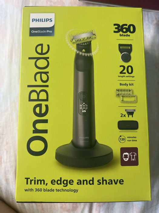 Электростанок Philips OneBlade Pro 360 QP6652/61 для лица и тела