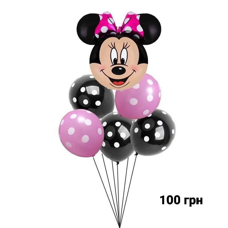 Набір повітряних кульок з Міккі та Мінні Маусами