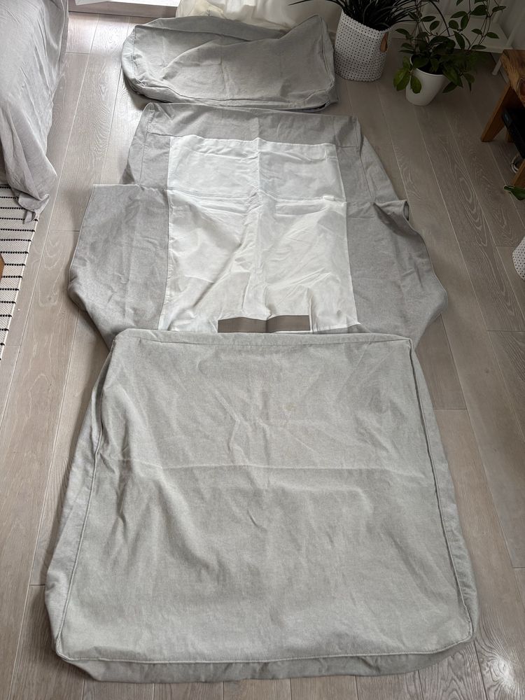 Fotel Ikea Kivik + dodatkowe pokrowce w tym samym kolorze