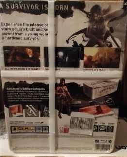 Tomb Raider Survival Kit Collector´s Edition XBOX 360 (Novo selado)