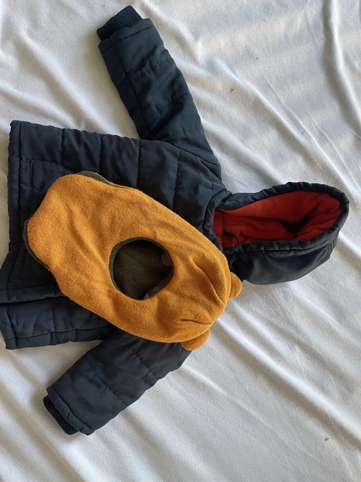 Куртка тепла на флісі + шапка флісова