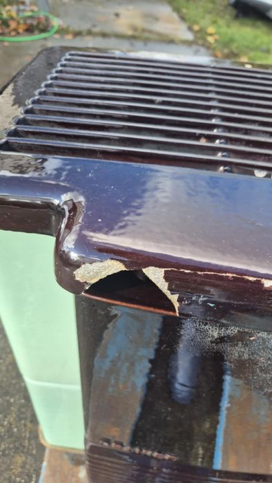 Koza, piecyk kaflowy.