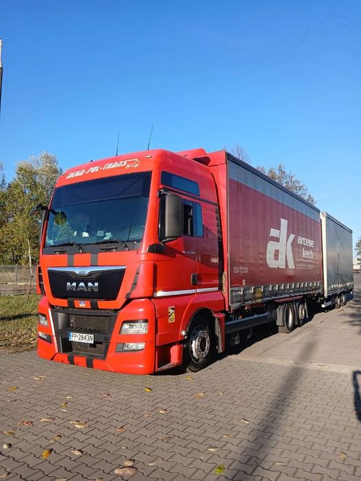 MAN TGX  Man TGX Jumbo 2015 + Przyczepa Konar 2013
