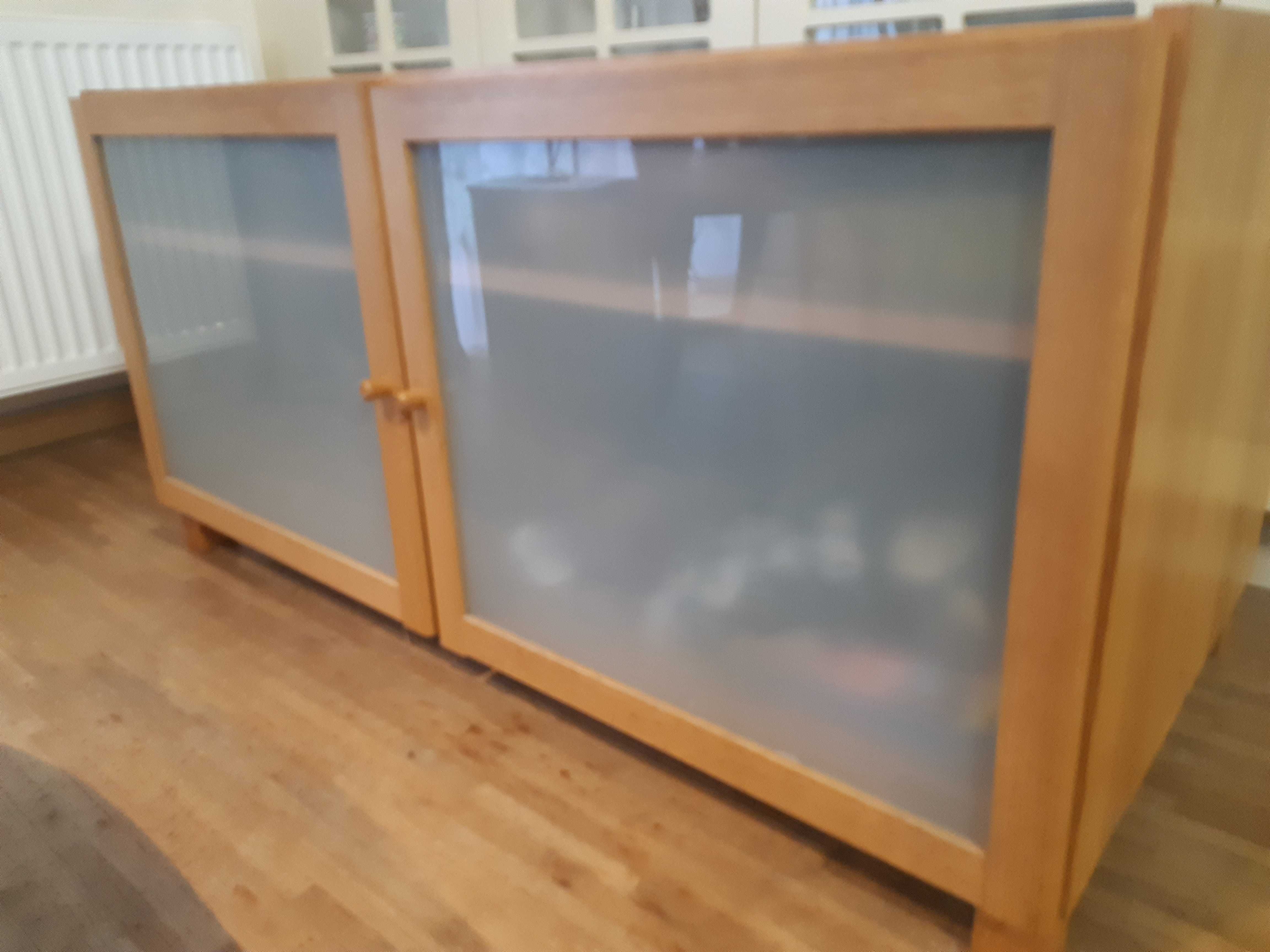 Szafka telewizyjna dębowa Ikea 120x60x60