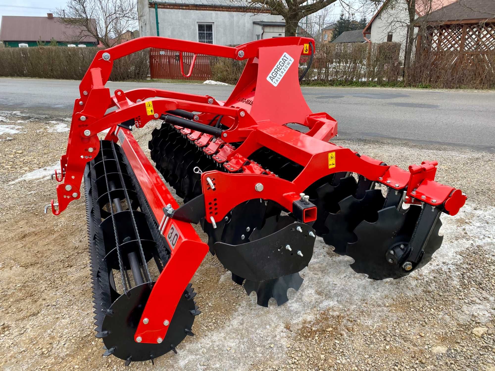 AGREGAT TALERZOWY wał rurowy/strunowy talerze fi 510/560/ EURO-MASZ