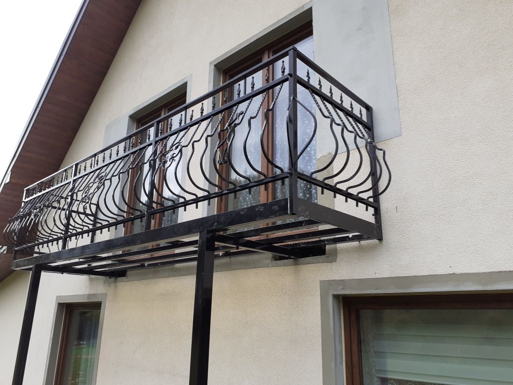 Barierki balustrady taras balkon konstrukcje stalowe