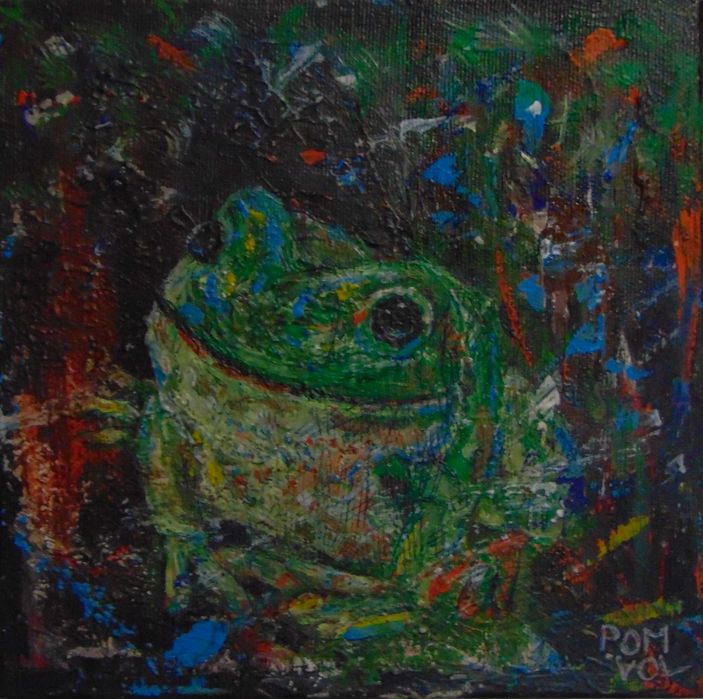 Картина акрилом "абстракція"