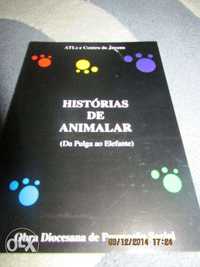 livro novo Historias de animalar