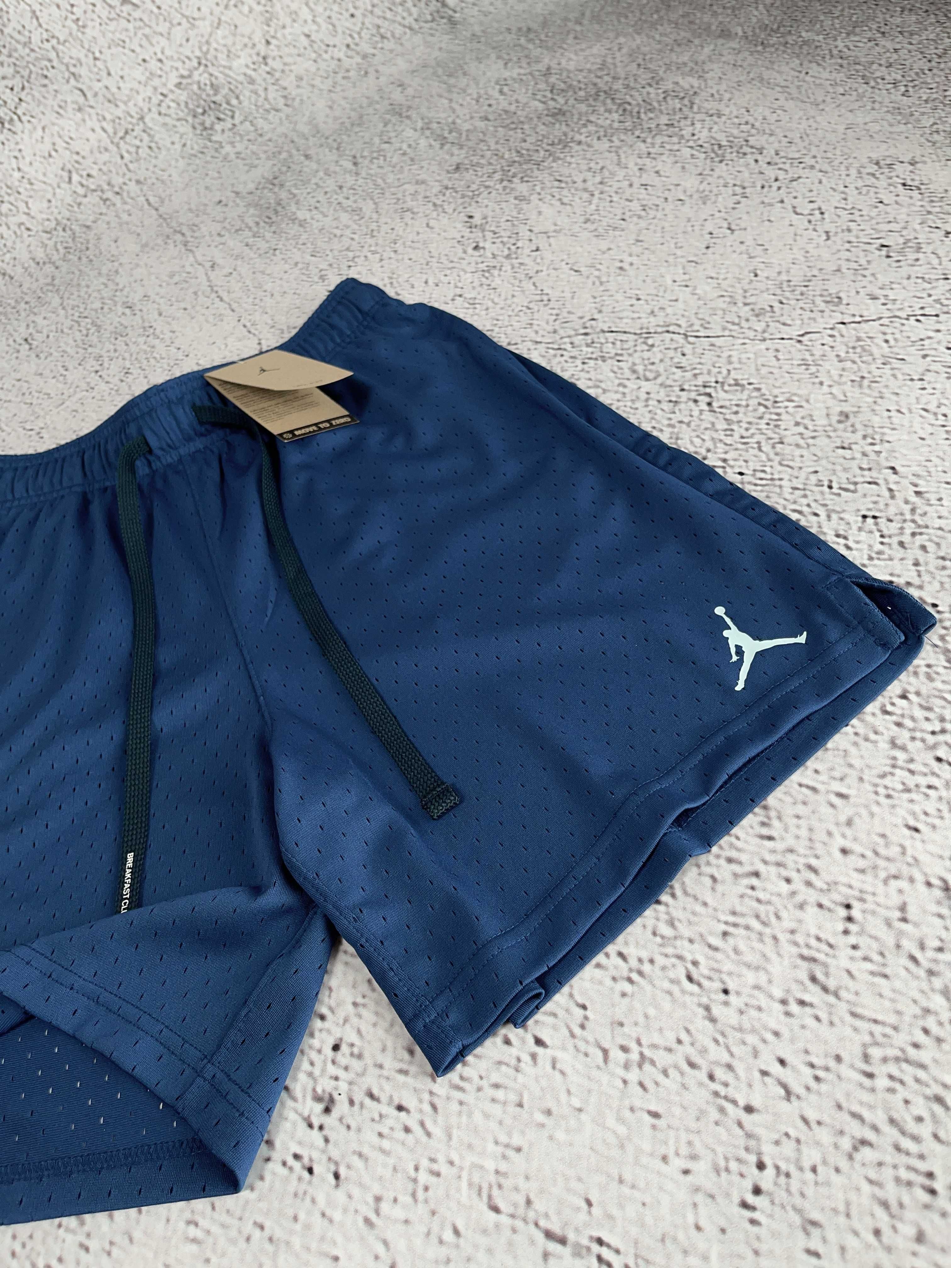 Оригінал шорти Jordan Dri-FIT Mesh Shorts Navy DM1815-493 нові