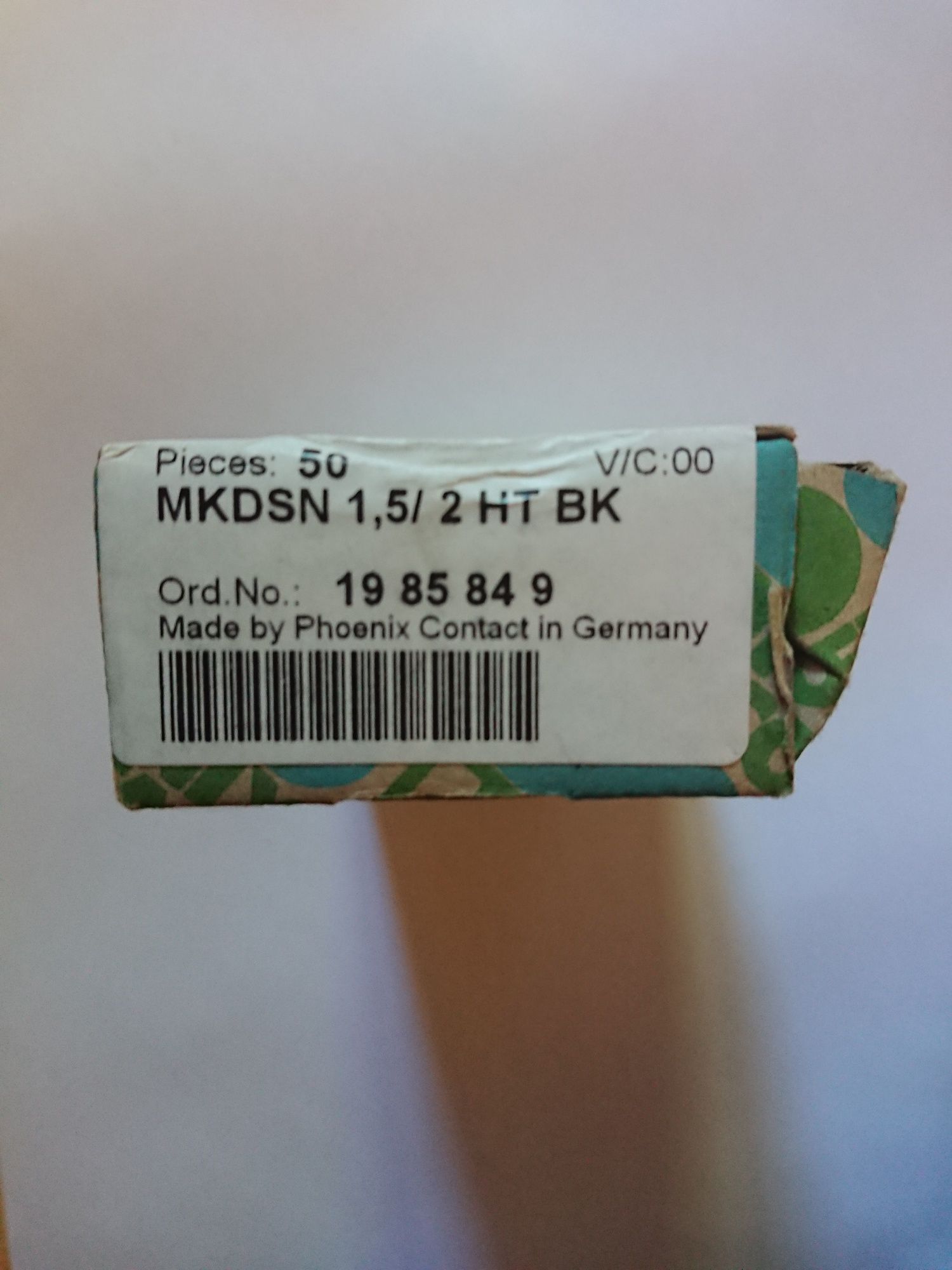 Продам клеммник на плату PHOENIX MKDS(MKDSN) 1,5/2 HT BK