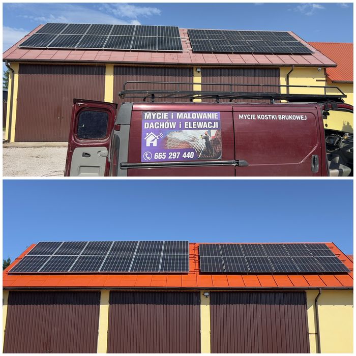 Mycie i malowanie dachów i elewaci czyszczenie kostki brukowej
