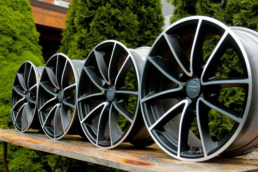 5x112 17 cali Audi A3 A4 A5 A6 A7 A8 CZARNE CNC jak nowe