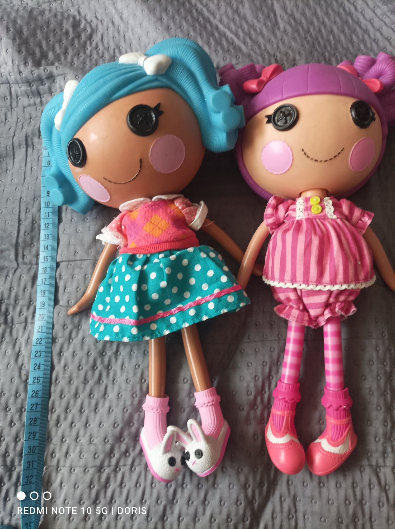 Komplet dwóch lalek Lalaloopsy, duże 32 cm, oryginalne