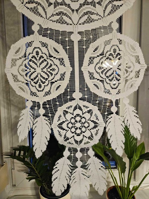 Dwa panele okienne 45 x 130 cm łapacz snów dekoracja okno 2 sztuki