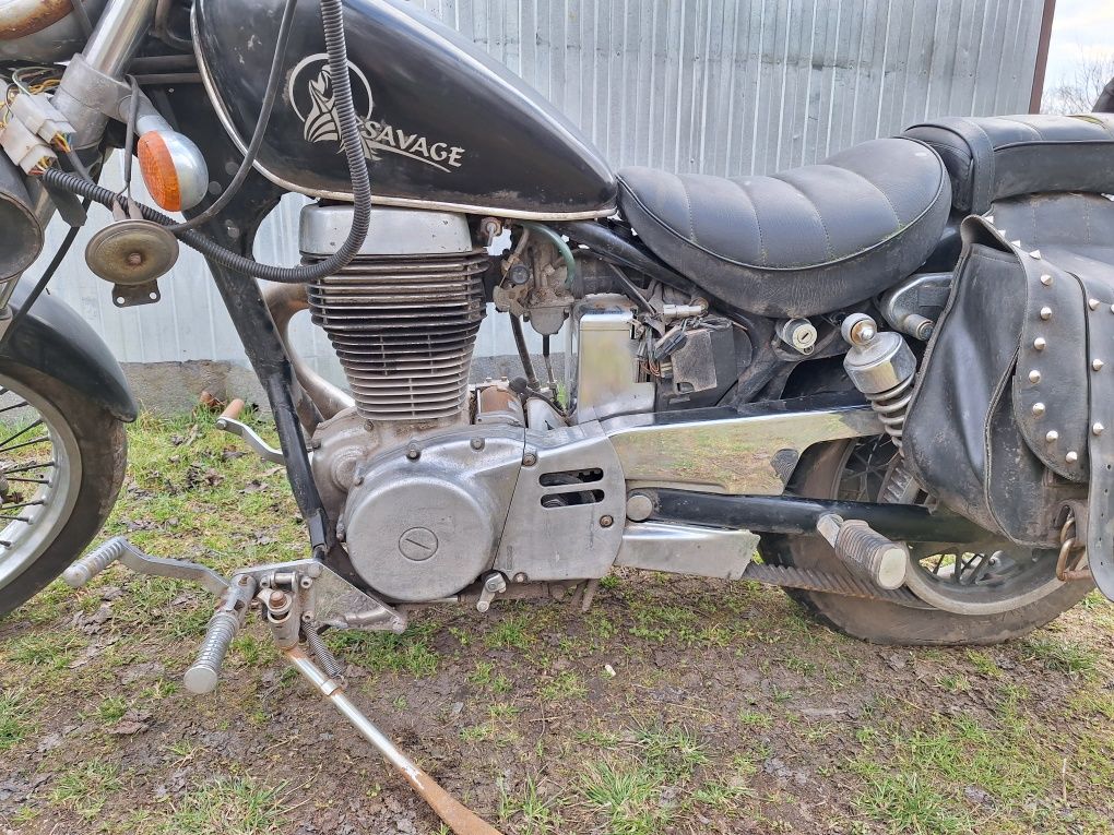 Suzuki LS 650 Savage części bak siedzenie manetka tłumik lampa kufer