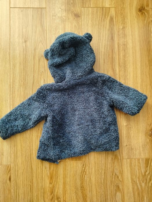 Bluza ciepła miś z uszkami 92