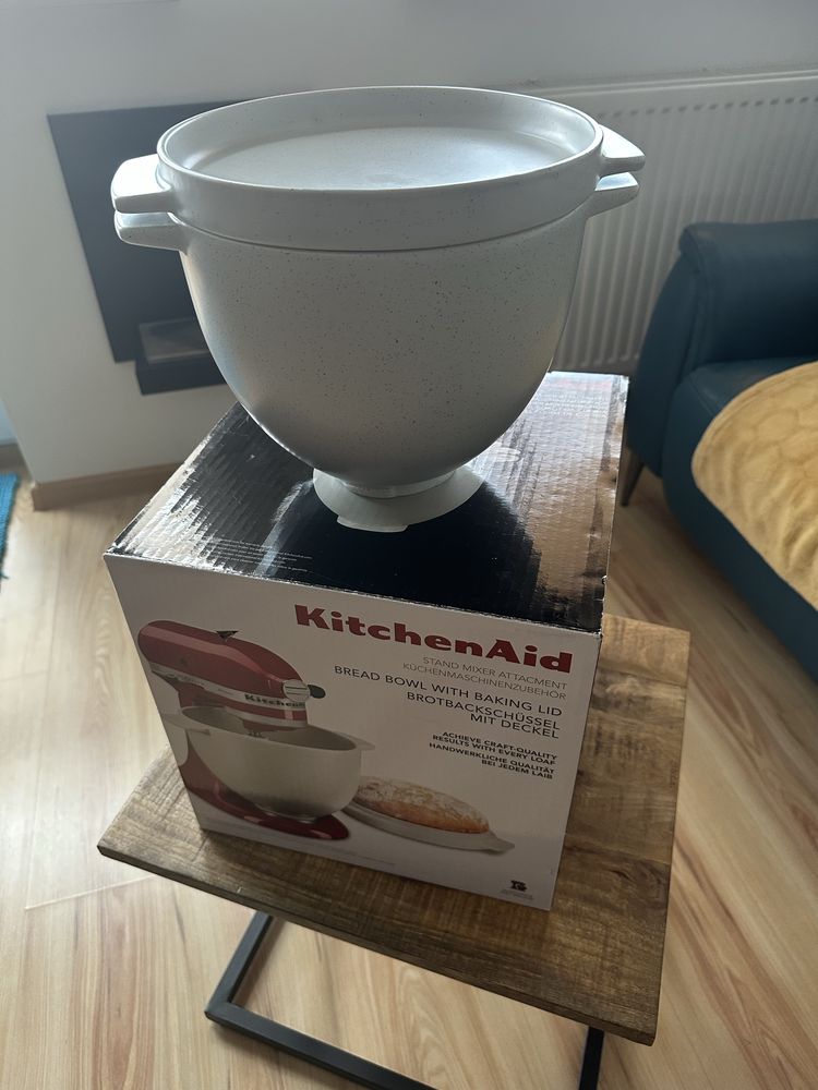 KitchenAid 4,7L Dzieża do pieczenia chleba z pokrywą 5KSM2CB5BGS
