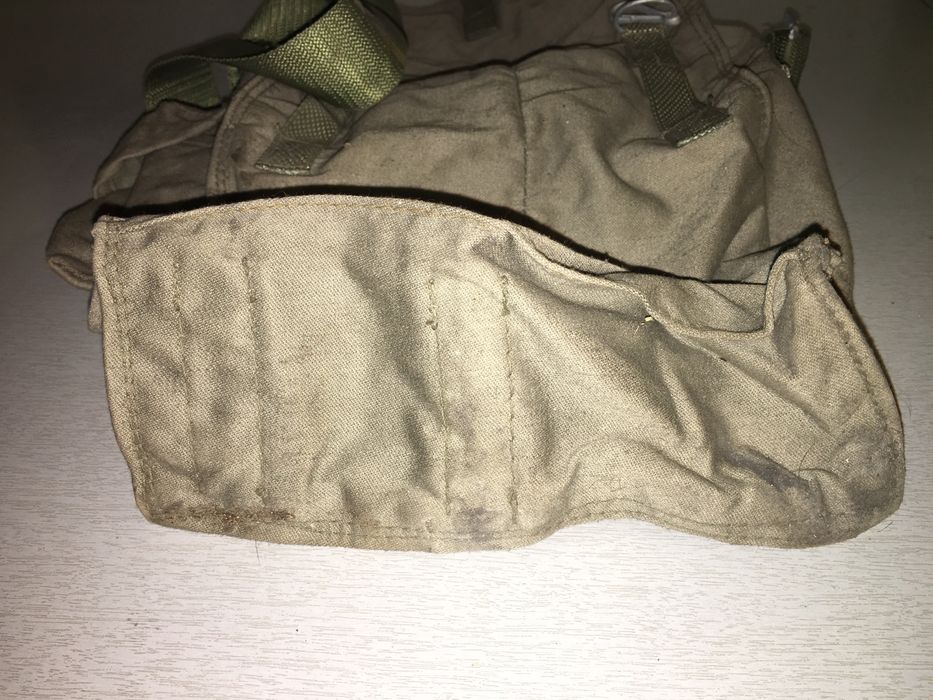 Torba wojskowa na ramię wojsko PRL żołnierz wojna mundur
