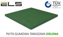 Antypoślizgowe, mrozoodporne płyty tarasowe GUMOWE - PRODUCENT, Atesty