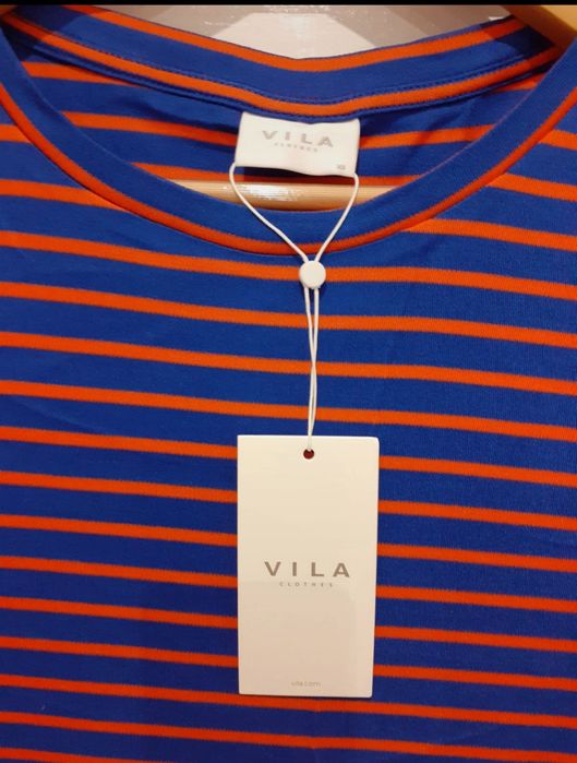 Sukienka Vila XS / S paski Nowa