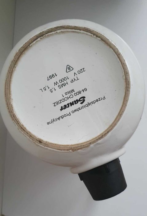 Stary sprawny czajnik elektryczny  SANCER CHODZIEŻ 1997, styl retro