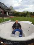 Balia ogrodowa 2m jacuzzi beczka sauna basen