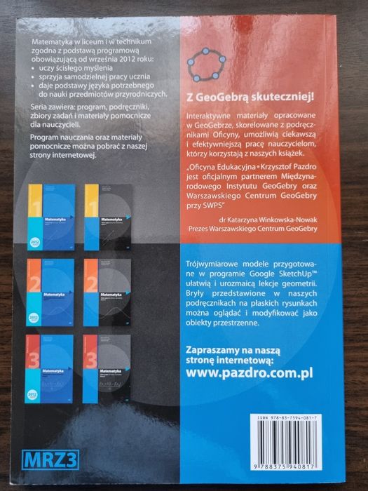 Matematyka. Zbiór zadań do liceów i techników klasa 3