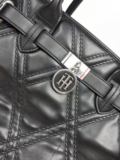 Torebka TOMMY HILFIGER czarna shoperka duża torba