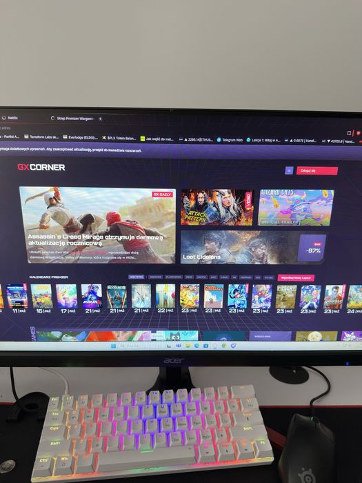Monitor Acer 165hz 24”