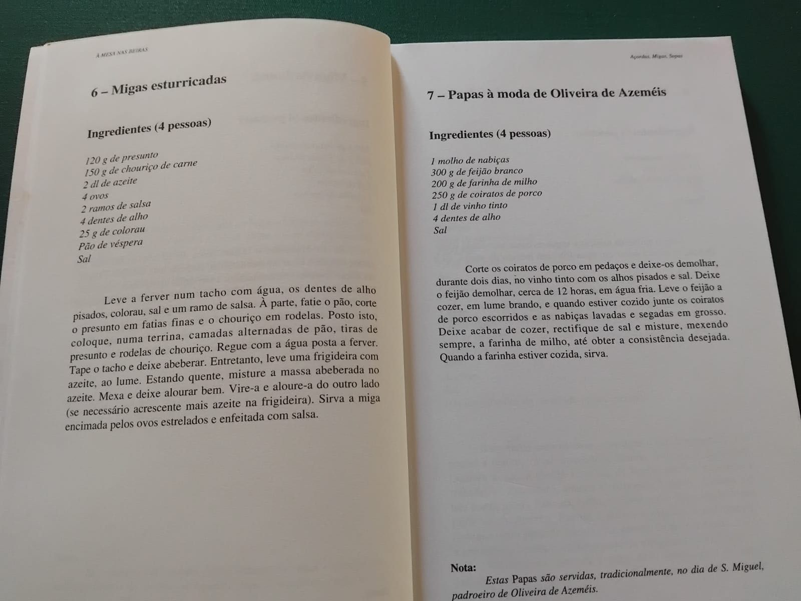 4 Livros “À Mesa”