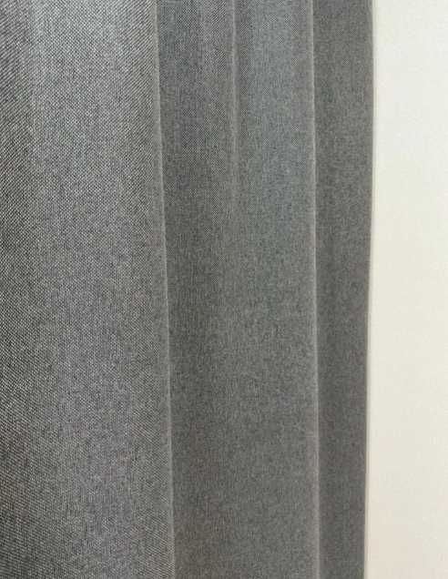 штори блекаут льон рогожка світло сірі