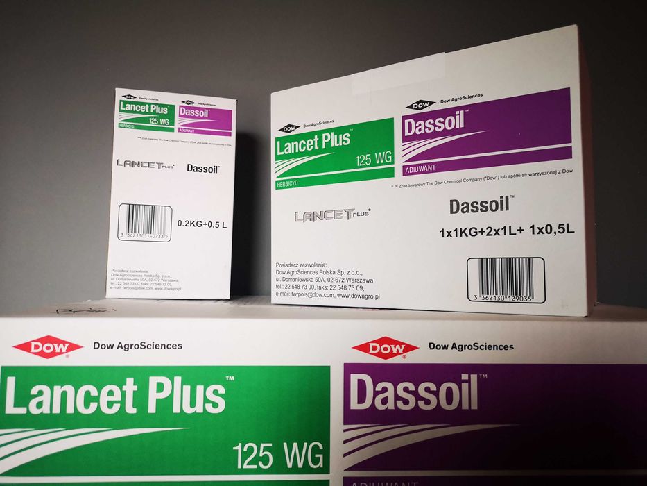 Lancet Plus 125WG 1KG + DASOIL (Corteva) pakiet 5ha