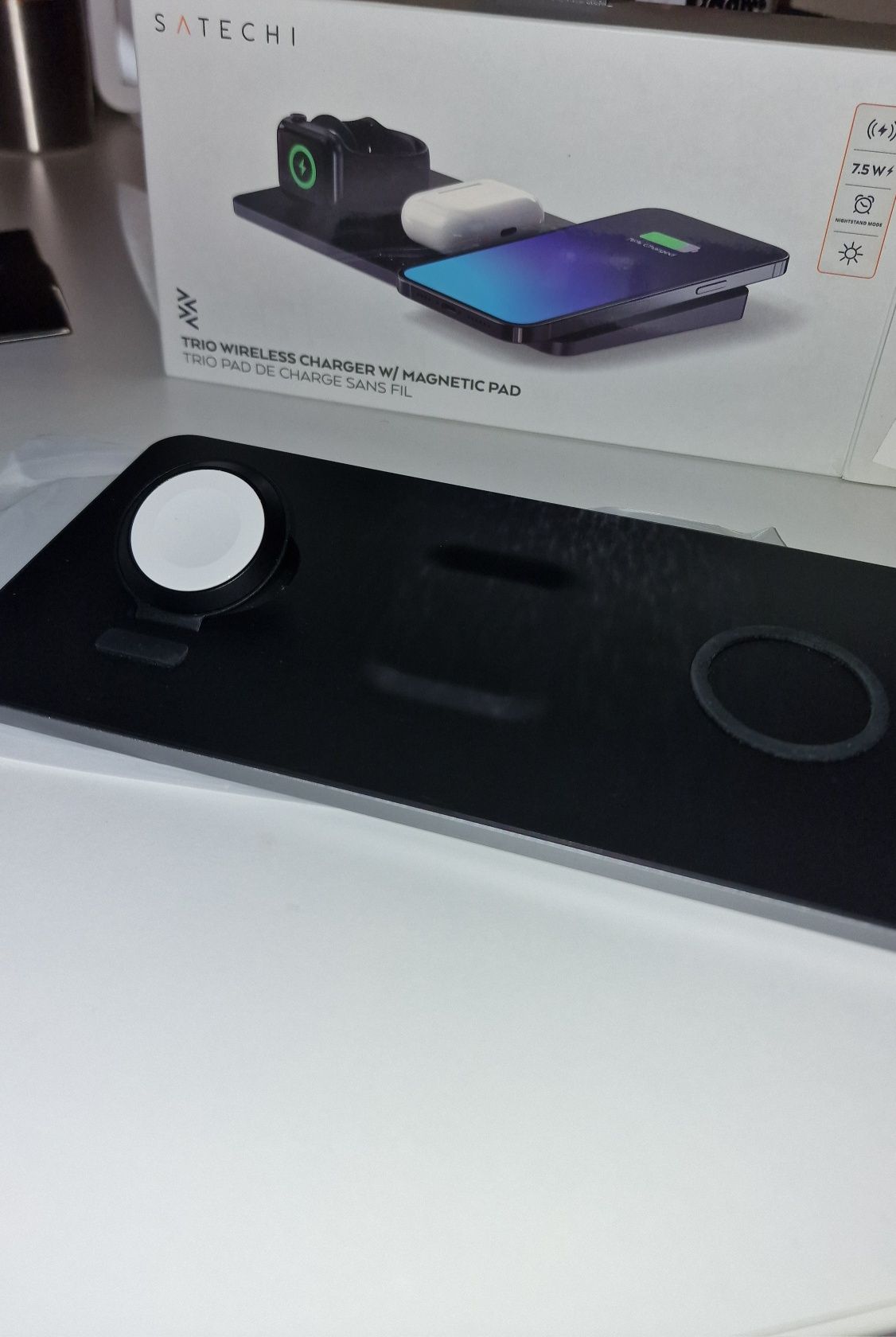 satechi trio wireless charging pad