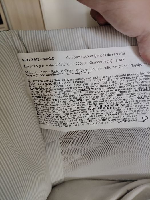 Łóźko dostawcze Chicco Next2Me magic