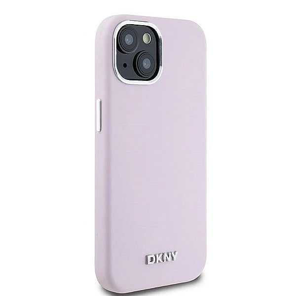Etui DKNY Liquid Silicone Small Metal Logo MagSafe na iPhone 15 Plus /