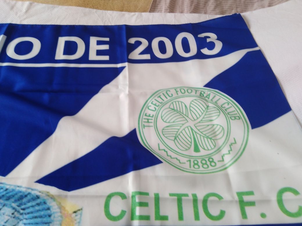 Bandeira do jogo do F. C. Porto com o Celtic F. C.