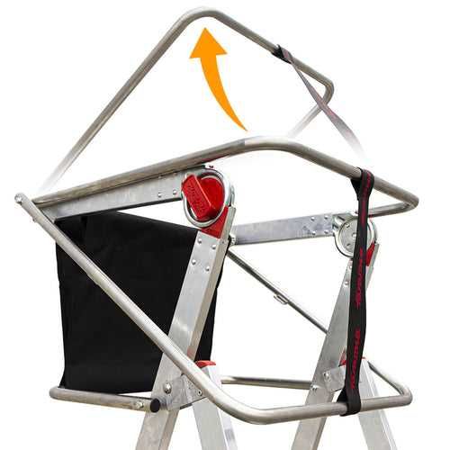 Podest roboczy 130/238cm 5 stopni PLS5 drabina teleskopowa regulowana