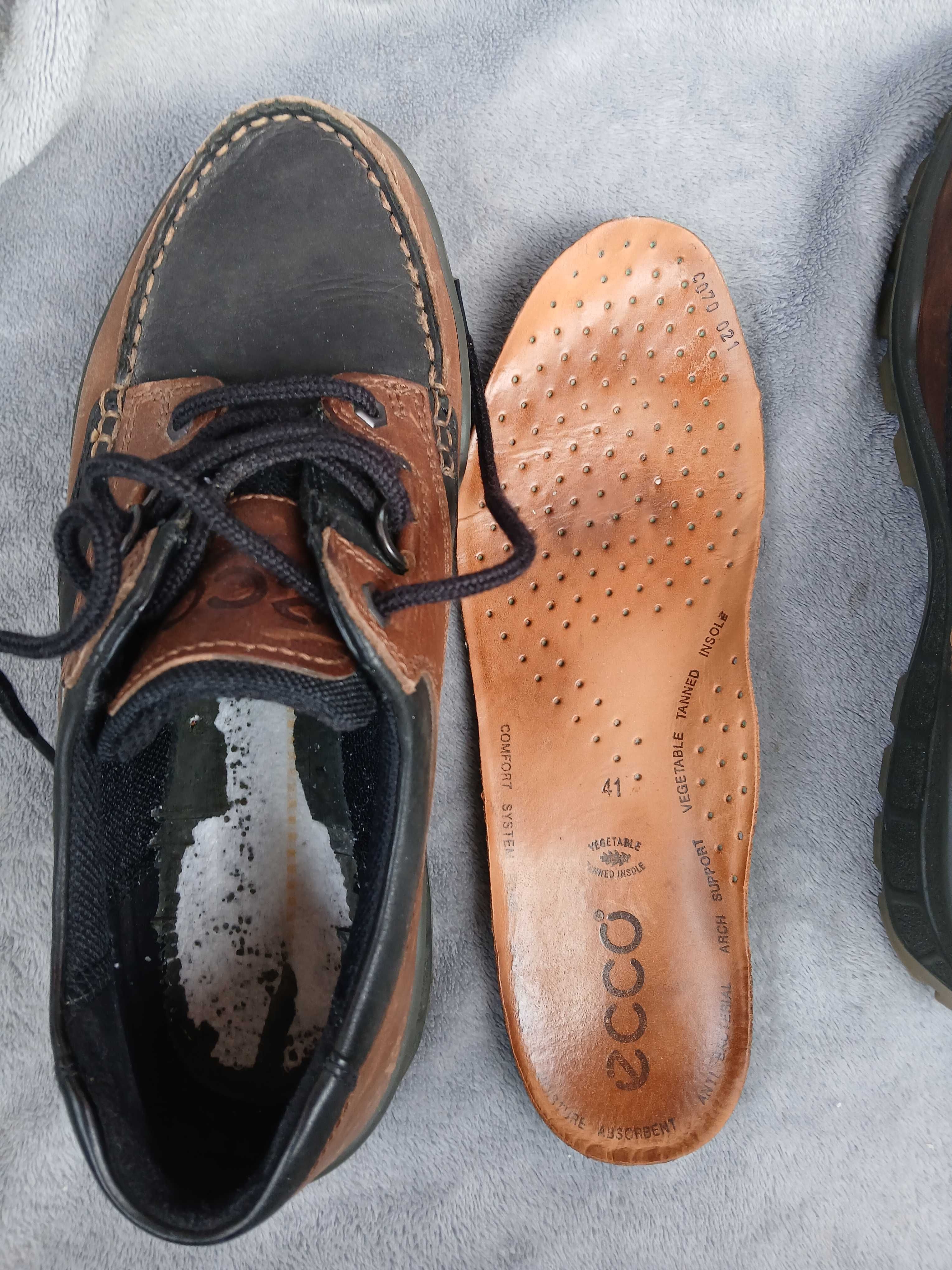 Ecco Track gore-tex skóra buty r. 41