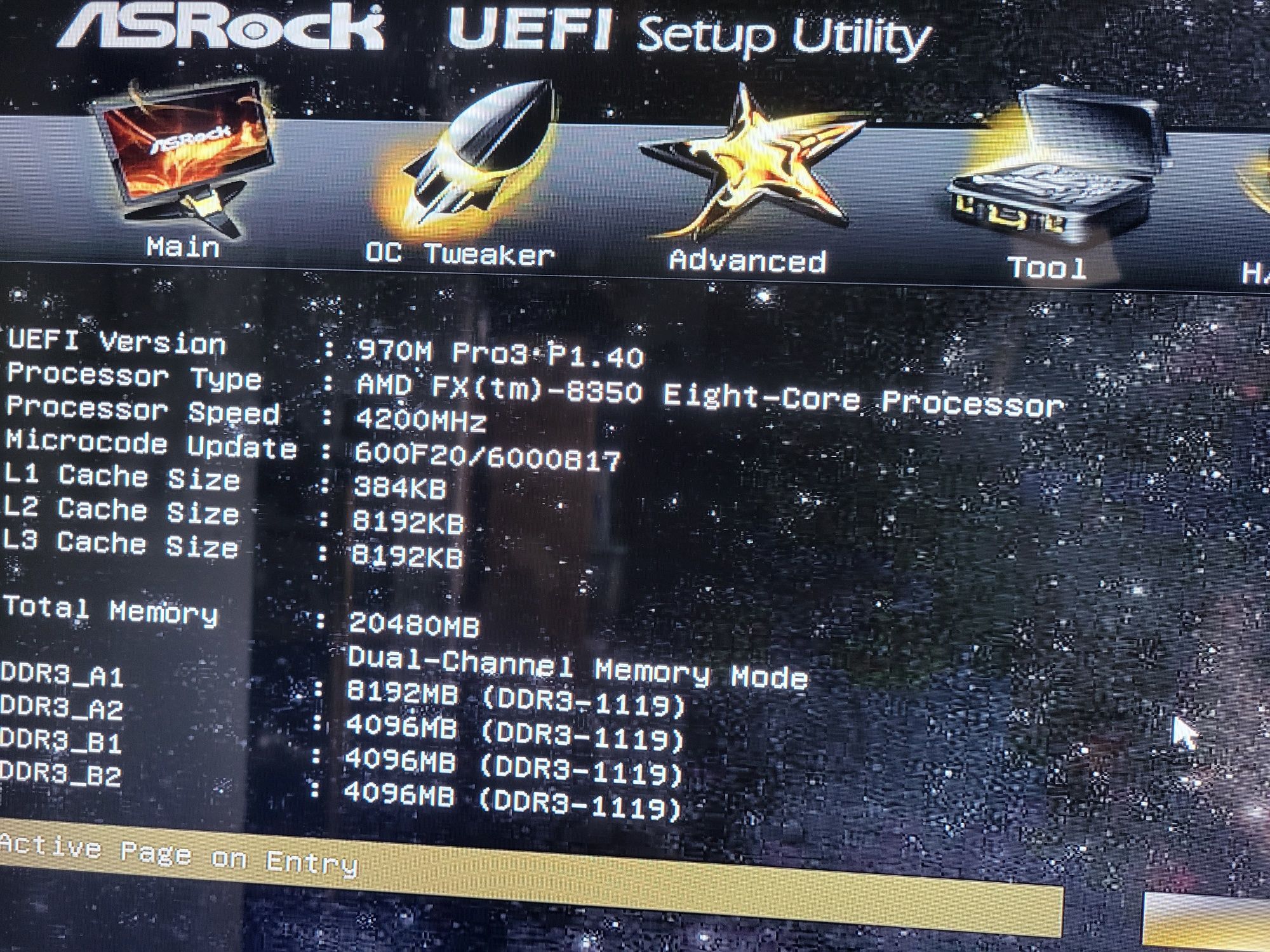 Płyta główna z procesorem AMD FX8350 8 rdzeni 4,2 i pamięcią 20 GB Ram