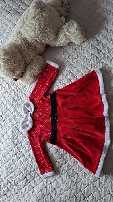 Sukienka Mikołajki Mikołaj Święta