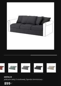 Pokrycie sekcji 3 osobowej Sofa GRONLID IKEA