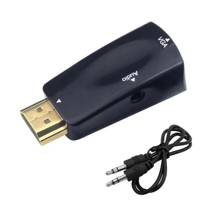 HDMI to VGA адаптер - переходник с аудиовыходом 3,5 мм