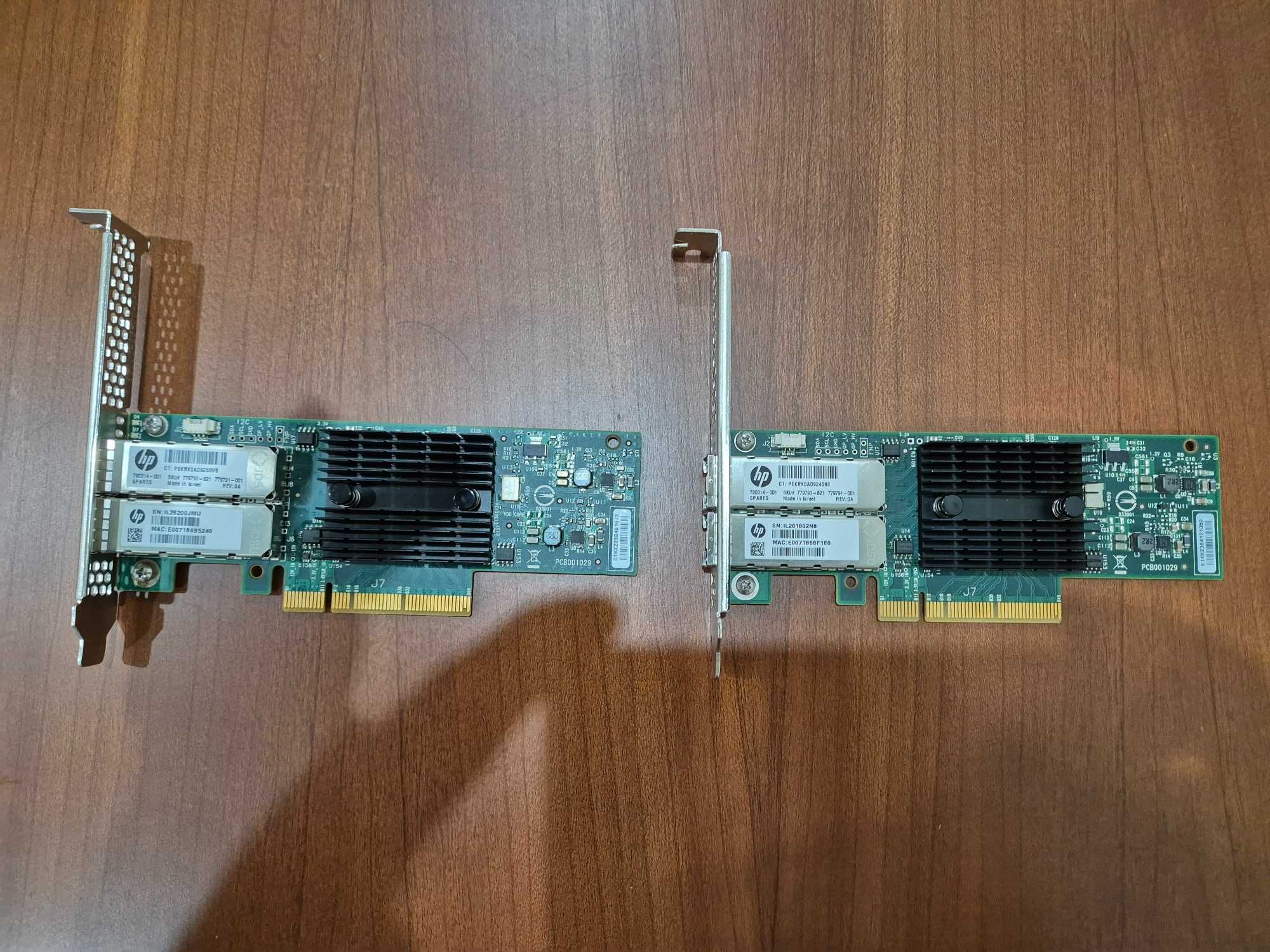 HP 10GBps Fiber SFP+ Network Card