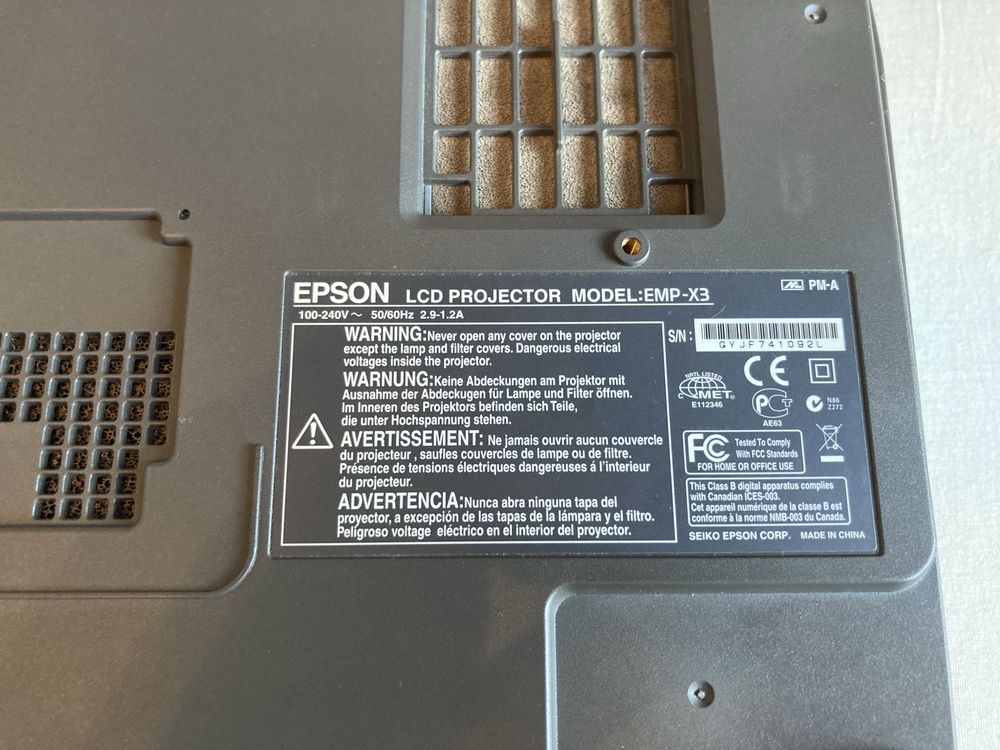 Projektor Rzutnik Epson EMP - x3 komplet