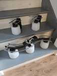 Lampa sufitowa i dwa kinkiety