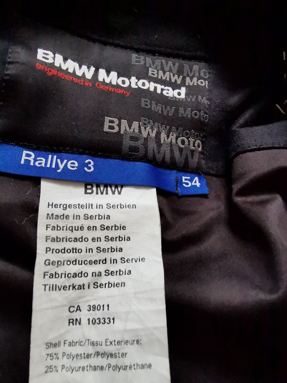 Bmw Motorrad Rallye 3 komplet motocyklowy kurtka + spodnie 54/52